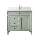 James Martin Brittany 36" Single Bathroom Vanity, Sage Green