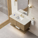James Martin Allamari 48" Floating Single Bathroom Vanity, Sable