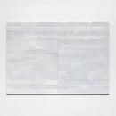 Bardiglio Light Fine Textured Plank Marble Tiles 1 9/16x18