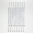Bardiglio Light Fine Textured Plank Marble Tiles 1 9/16x18