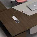 Worley · Modern L-Shaped Executive Desk