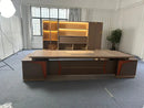 Hartwell · Modern Office Shelves w/ Lighting & Storage