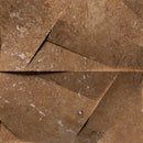 antalya noce travertine carved field dimensional stone model WHIRPOOL 24x24 semi polished top view
