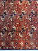 Antique 1880’s Tribal Turkoman Tekke Wedding Rug 3’4” x 4’1”