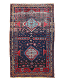 Antique 19th Century Handwoven Kazak Tribal Rug 5’ x 8’