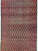 Antique All Over Paisley Kurdish Afshar Fragment Runner 3’3” x 7’7”