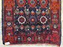 Antique Attractive Persian Khamseh Rug Early 20th Century 46” x 66”