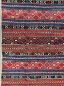 Antique Caucasian Shahsavan Soumak Rug 4’9” x 7’4”