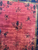 Antique Nicholas Chinese Art Deco Rug - 8'2" X 9'9"
