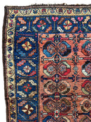 Antique One of Kind Persian Hamedan Enjelas Rug 3’11” x 4’4”