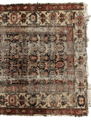 Antique Worn Late 19th Century Persian Rug 3’3” x 6’