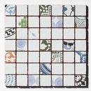 Antiqued Blend Multifinish 2x2 Glazed Terracotta Mosaics 12x12