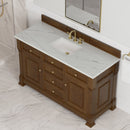 James Martin Brookfield 60" Single Bathroom Vanity, Honey Oak