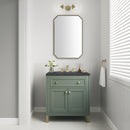 James Martin Chicago 30" Single Bathroom Vanity, Smokey Celadon