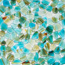 Aquamarine Glossy Gloss Glass Mosaics 12x12