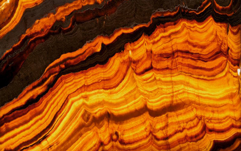 arizona wave yellow honey onyx slabs polished 2cms slabs closeup wide backlit