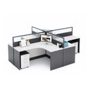 Averon · L-Shaped Cubicle Workstation