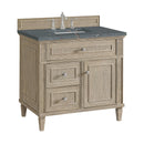 James Martin Lorelai 36" Single Bathroom Vanity, Whitewashed Oak