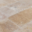 Aspendos Travertine Beige Tumbled Pavers 16"x24"x1 1/4"