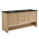James Martin Solene 72" Double Bathroom Vanity, Seaside Oak