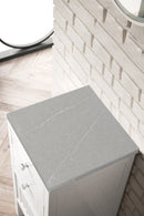 James Martin Athens 15" Base Cabinet, Glossy White