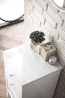 James Martin Athens 15" Base Cabinet, Glossy White