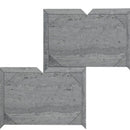 Athens Grey Dark Honed Baroque Marble Waterjet Mosaics 12 1/4x16 3/16
