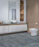 Athens Grey Dark Honed Rococo Marble Waterjet Mosaics 12 1/16x12 1/16