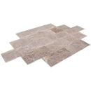 atlantic grey marble tile 12x24 polished angle view