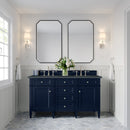 James Martin Brittany 60" Double Bathroom Vanity, Victory Blue