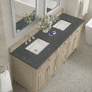 James Martin Lorelai 72" Double Bathroom Vanity, Whitewashed Oak