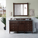 James Martin Brittany 60" Single Bathroom Vanity, Burnished Mahogany