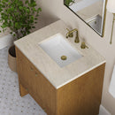 James Martin Hudson 30" Single Bathroom Vanity, Honey Oak