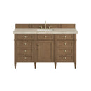 James Martin Brittany 60" Single Bathroom Vanity, Pecan