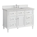James Martin Lorelai 48" Single Bathroom Vanity, Bright White