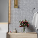 Bardiglio Light Honed 2x2 Marble Mosaics 12x12