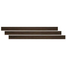 Barrell 34 thick x 2 34 wide x 94 length luxury vinyl flush stairnose molding VTTBARREL FSN product shot multiple tiles top view