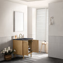 James Martin Laurent 30" Dual Mount Single Bathroom Vanity, Light Natural Oak