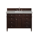 James Martin Brittany 48" Single Bathroom Vanity, Burnished Mahogany
