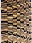 Beautifull Hand Knotted Nepali Geometric Area Rug 6x9 Ft
