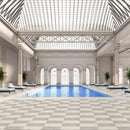 Beige Natural Travertine Look Porcelain Pavers 24x24