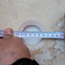 Beige Travertine Natural Stone Vessel Bathroom Sink 16x6 Honed