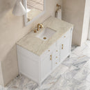 James Martin Bellshire 48" Single Bathroom Vanity, Bright White