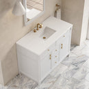 James Martin Bellshire 48" Single Bathroom Vanity, Bright White