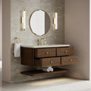 James Martin Allamari 48" Floating Single Bathroom Vanity, Sable