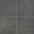 beton antracite porcelain pavers 24x24in matte floor tile LPAVNBETANT2424-4 tiles top view