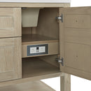 James Martin Breckenridge 60" Double Bathroom Vanity, Whitewashed Oak