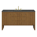 James Martin Hudson 60" Single Bathroom Vanity, Honey Oak
