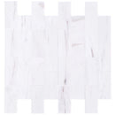 bianco dolomite marble tile 3x6 honed top view