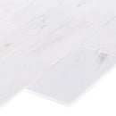 bianco dolomite marble tile 4x12 honed profile view